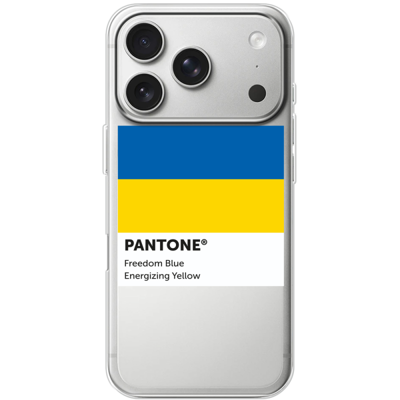 Прозорий чохол BoxFace Apple iPhone 17 Pro Pantone вільний синій