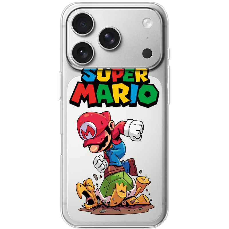 Прозорий чохол BoxFace Apple iPhone 17 Pro Super Mario