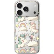 Прозорий чохол BoxFace Apple iPhone 17 Pro Unicorns