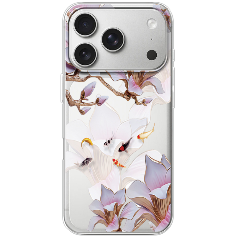 Прозорий чохол BoxFace Apple iPhone 17 Pro Chinese Magnolia