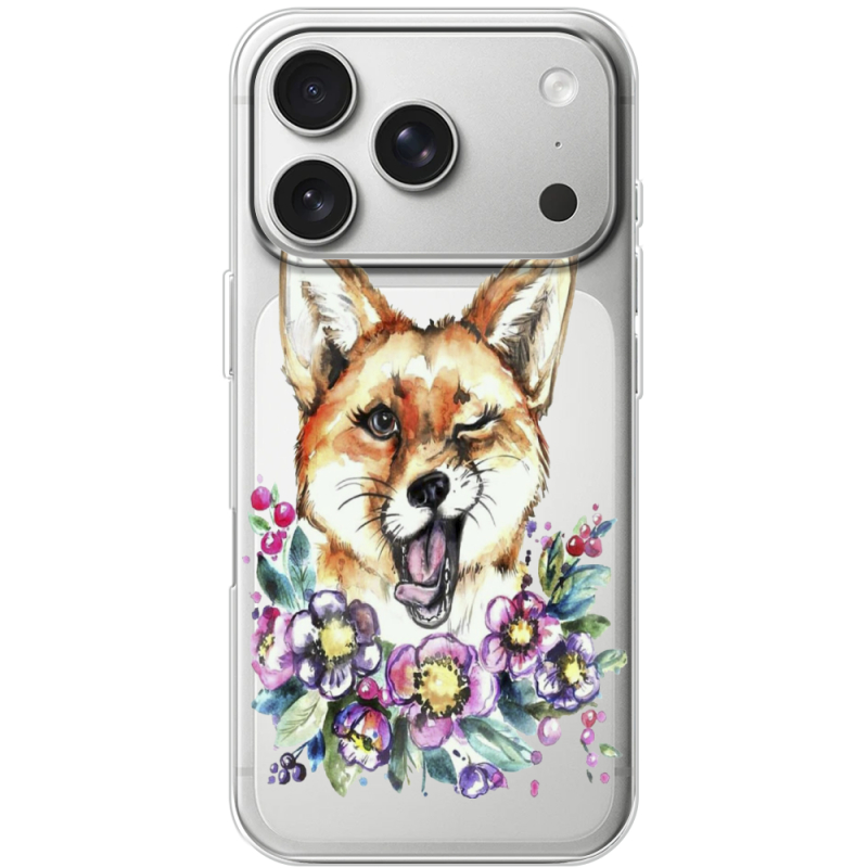 Прозорий чохол BoxFace Apple iPhone 17 Pro Winking Fox