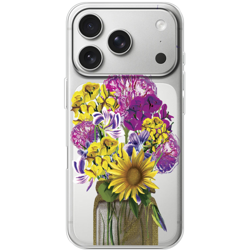 Прозорий чохол BoxFace Apple iPhone 17 Pro My Bouquet