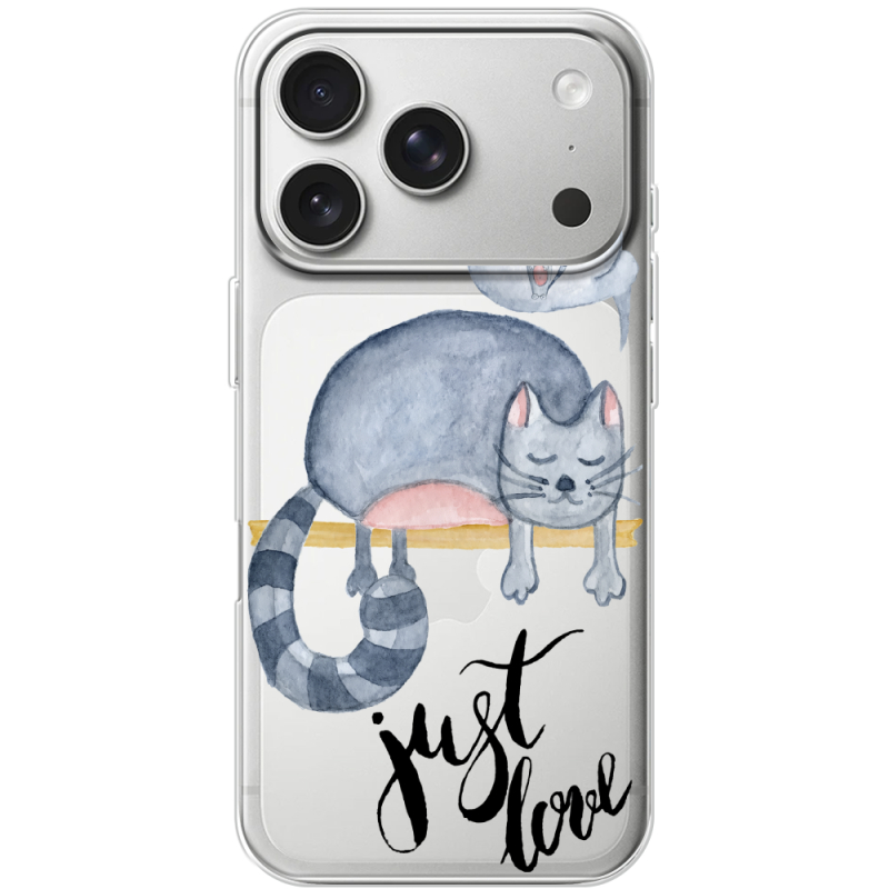 Прозорий чохол BoxFace Apple iPhone 17 Pro Just Love