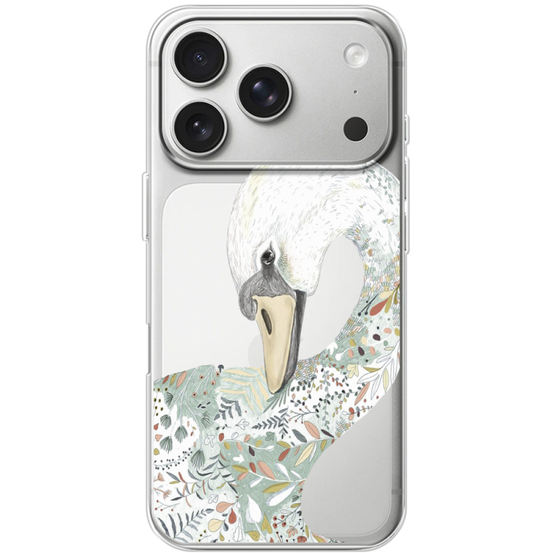 Прозорий чохол BoxFace Apple iPhone 17 Pro Swan
