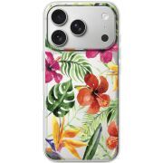 Прозорий чохол BoxFace Apple iPhone 17 Pro Tropical Flowers