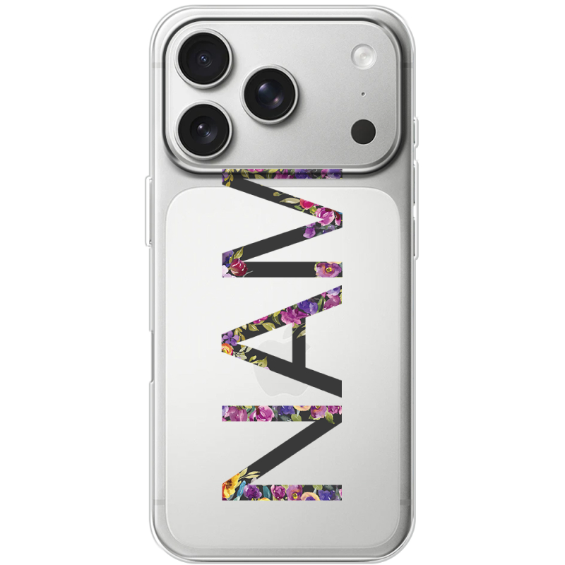 Прозорий чохол BoxFace Apple iPhone 17 Pro Именной