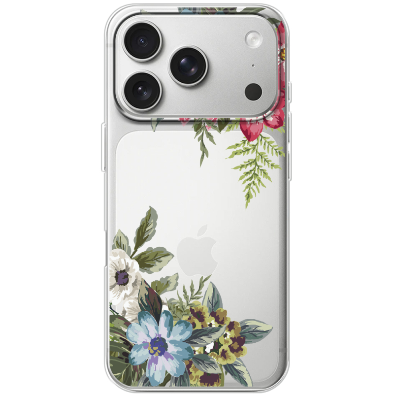 Прозорий чохол BoxFace Apple iPhone 17 Pro Floral