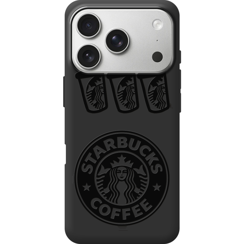 Чорний чохол BoxFace Apple iPhone 17 Pro Black Coffee