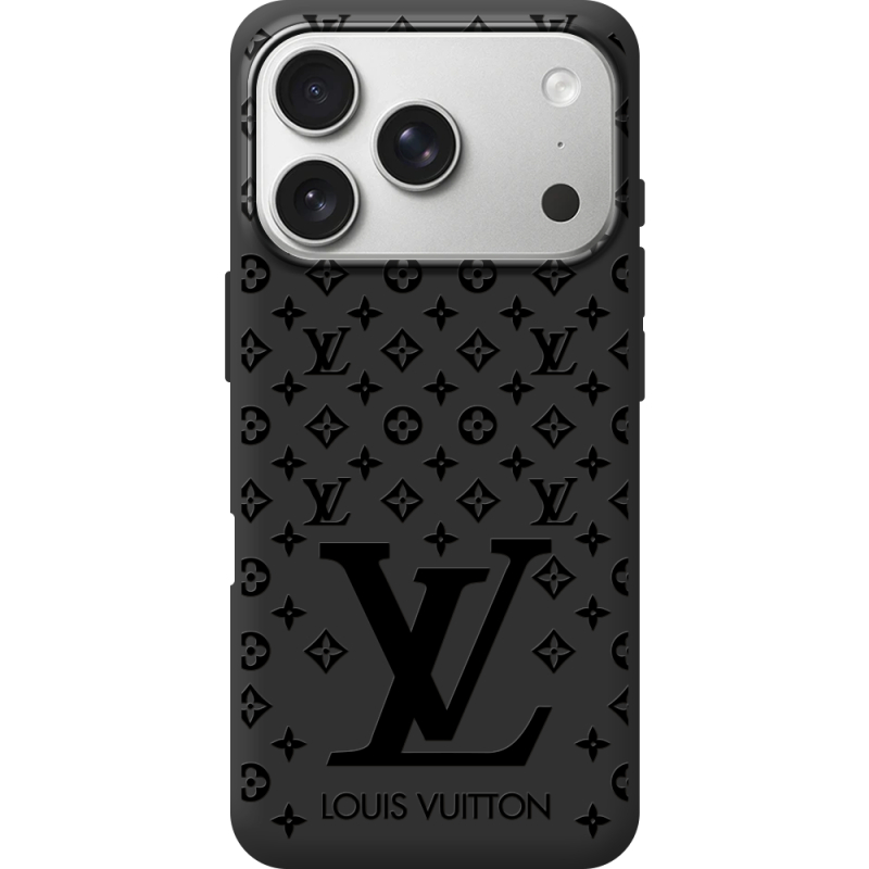 Чорний чохол BoxFace Apple iPhone 17 Pro LV Style