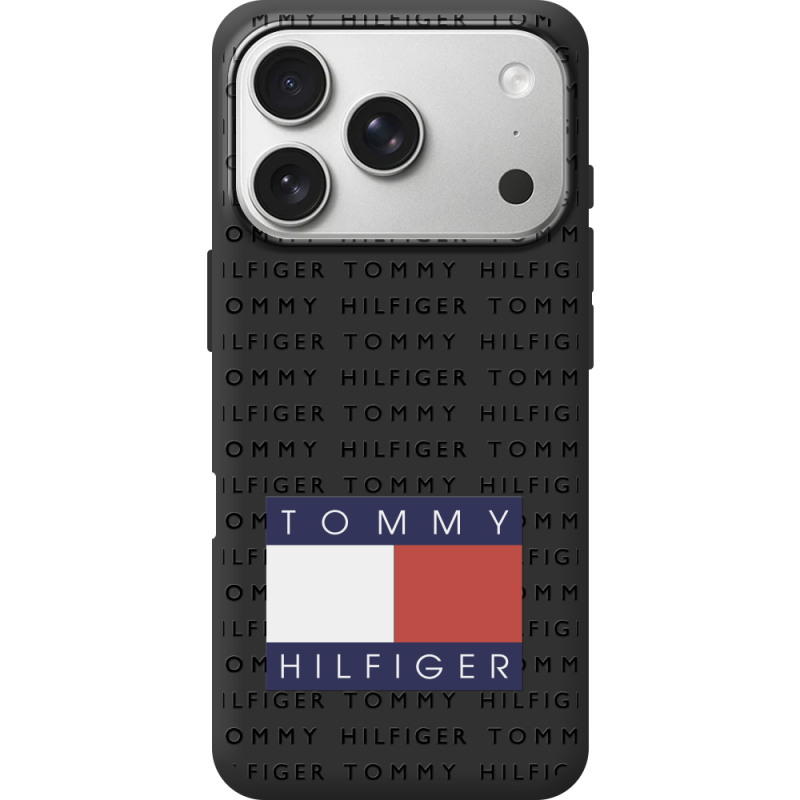 Чорний чохол BoxFace Apple iPhone 17 Pro Tommy Print