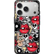 Чорний чохол BoxFace Apple iPhone 17 Pro Rock Graffiti