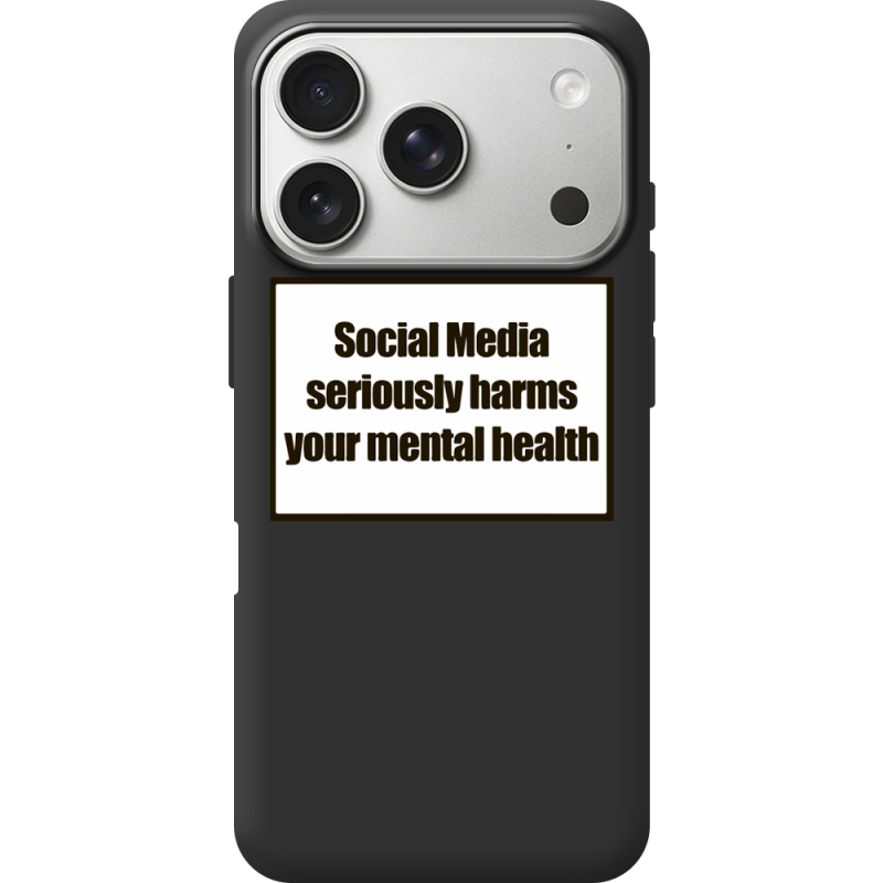 Чорний чохол BoxFace Apple iPhone 17 Pro 