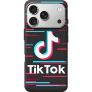 Чорний чохол BoxFace Apple iPhone 17 Pro Tik Tok