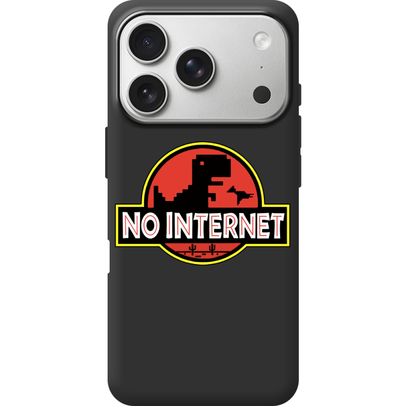 Чорний чохол BoxFace Apple iPhone 17 Pro No Internet