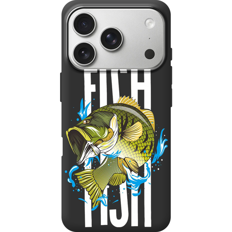 Чорний чохол BoxFace Apple iPhone 17 Pro Fish