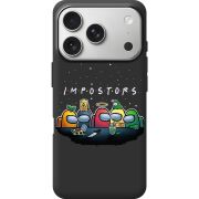 Чорний чохол BoxFace Apple iPhone 17 Pro Among Us Impostors
