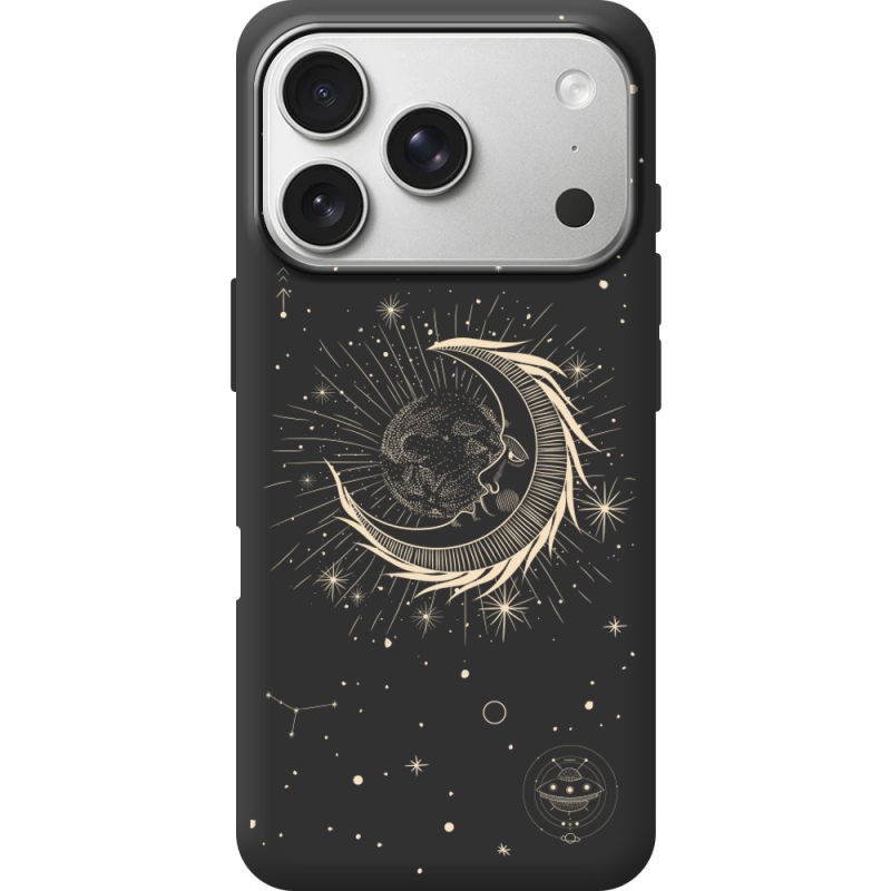Чорний чохол BoxFace Apple iPhone 17 Pro Moon