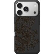 Чорний чохол BoxFace Apple iPhone 17 Pro Chinese Dragon