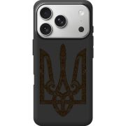 Чорний чохол BoxFace Apple iPhone 17 Pro Ukrainian Trident