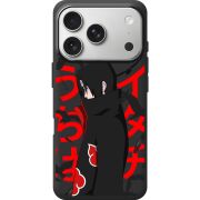 Чорний чохол BoxFace Apple iPhone 17 Pro Учиха Итачи