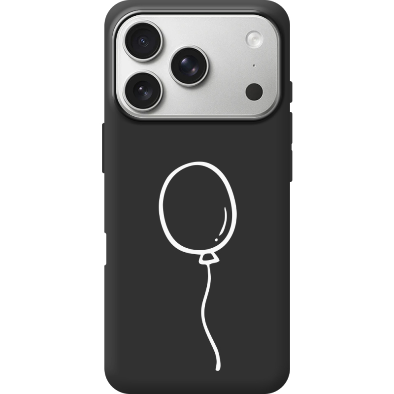 Чорний чохол BoxFace Apple iPhone 17 Pro Balloon
