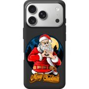 Чорний чохол BoxFace Apple iPhone 17 Pro Cool Santa