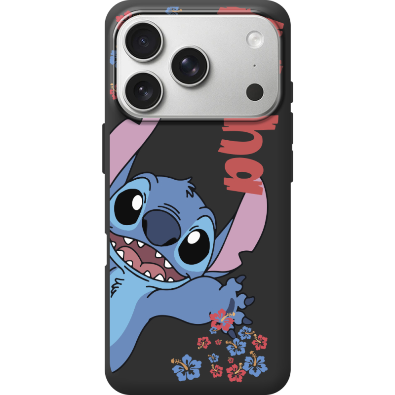 Чорний чохол BoxFace Apple iPhone 17 Pro Гавайський гість Stich