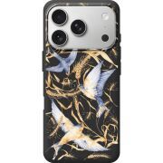 Чорний чохол BoxFace Apple iPhone 17 Pro Ластівки