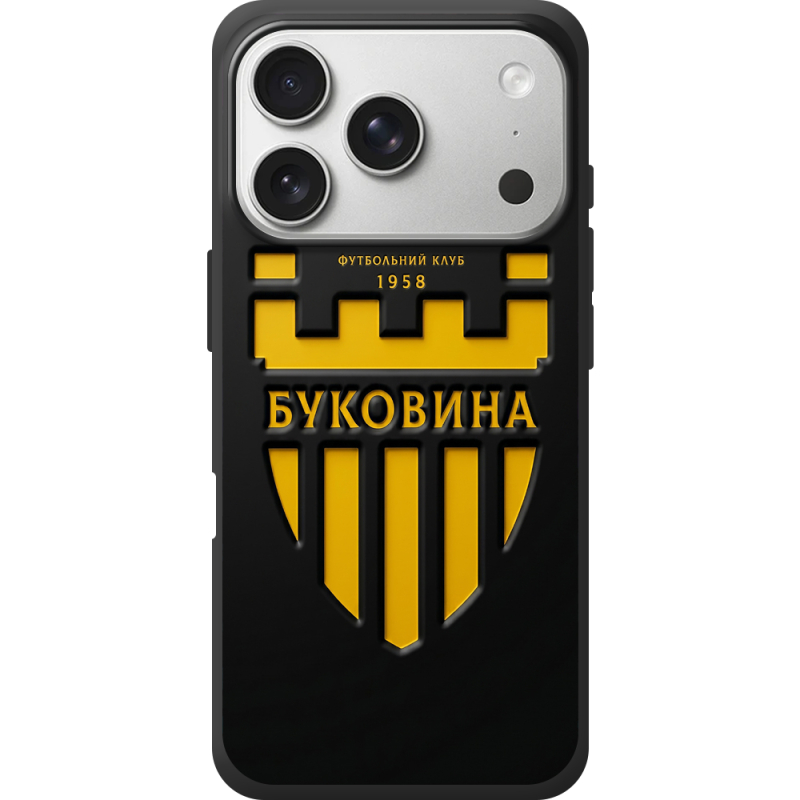 Чорний чохол BoxFace Apple iPhone 17 Pro 