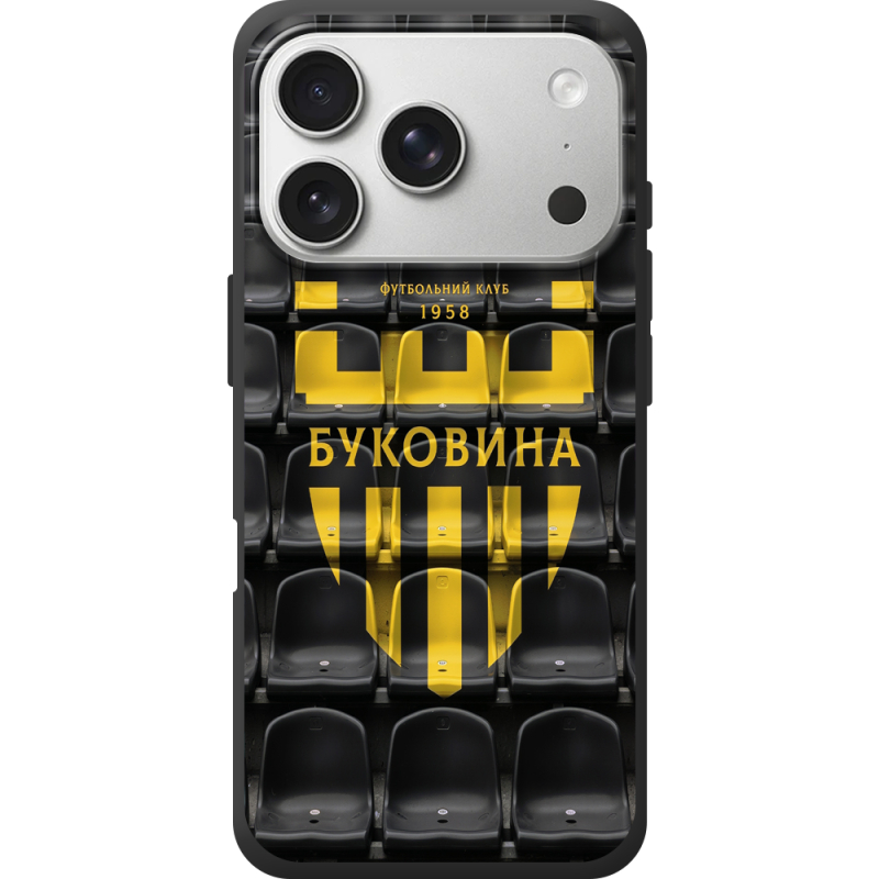 Чорний чохол BoxFace Apple iPhone 17 Pro 
