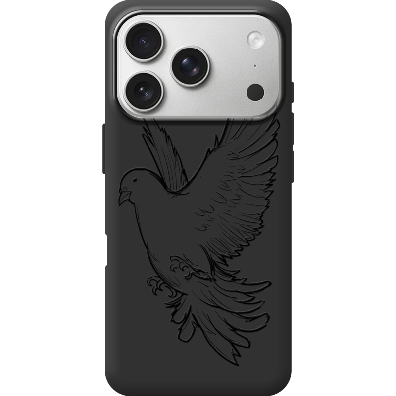Чорний чохол BoxFace Apple iPhone 17 Pro Dove