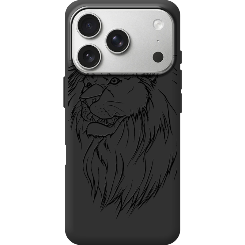 Чорний чохол BoxFace Apple iPhone 17 Pro Lion