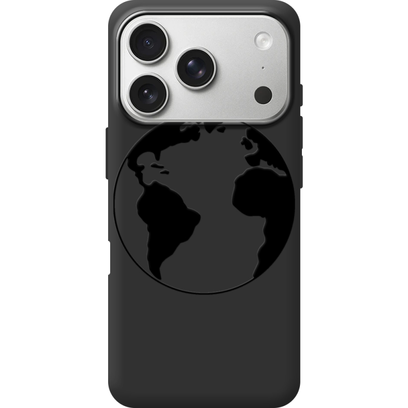 Чорний чохол BoxFace Apple iPhone 17 Pro Earth