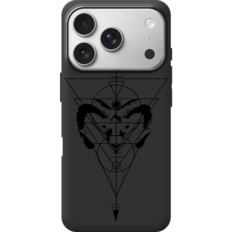 Чорний чохол BoxFace Apple iPhone 17 Pro 
