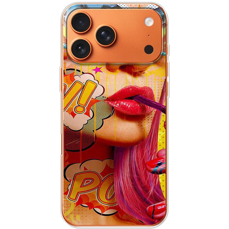 Чохол BoxFace Apple iPhone 17 Pro Max Yellow Girl Pop Art