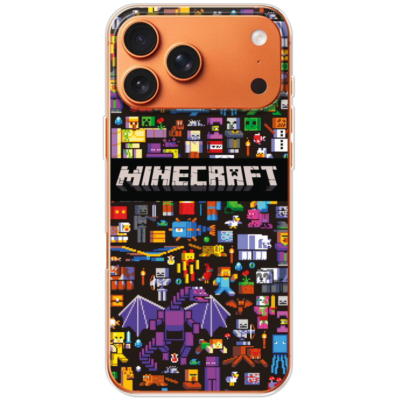 Чохол BoxFace Apple iPhone 17 Pro Max Minecraft Mobbery