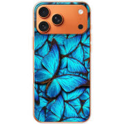 Чохол BoxFace Apple iPhone 17 Pro Max лазурные бабочки