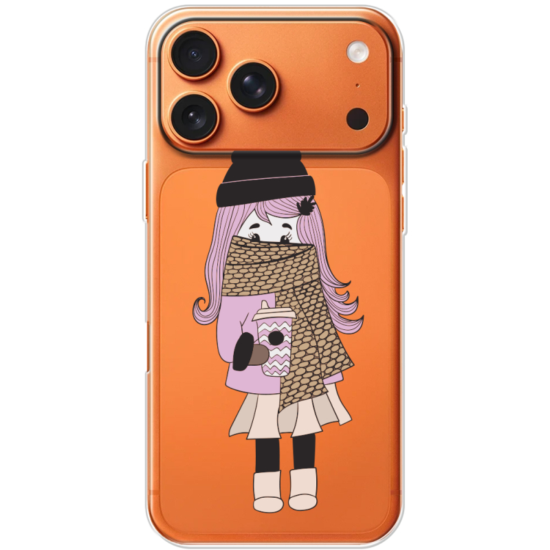 Прозорий чохол BoxFace Apple iPhone 17 Pro Max Winter Morning Girl