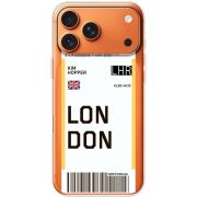 Прозорий чохол BoxFace Apple iPhone 17 Pro Max Ticket London