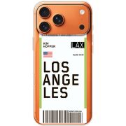 Прозорий чохол BoxFace Apple iPhone 17 Pro Max Ticket Los Angeles