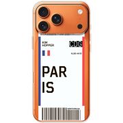 Прозорий чохол BoxFace Apple iPhone 17 Pro Max Ticket Paris