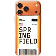 Прозорий чохол BoxFace Apple iPhone 17 Pro Max Ticket Springfield