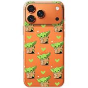 Прозорий чохол BoxFace Apple iPhone 17 Pro Max Pattern Baby Yoda