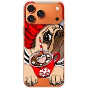 Прозорий чохол BoxFace Apple iPhone 17 Pro Max Winter Puggy