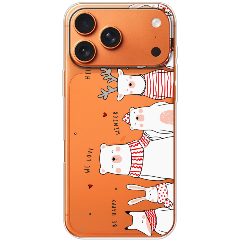Прозорий чохол BoxFace Apple iPhone 17 Pro Max The Friendly Beasts