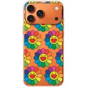 Прозорий чохол BoxFace Apple iPhone 17 Pro Max Hippie Flowers