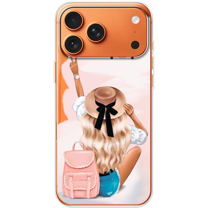 Прозорий чохол BoxFace Apple iPhone 17 Pro Max Travel Girl