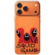Прозорий чохол BoxFace Apple iPhone 17 Pro Max siquid game люди в красном