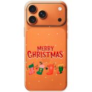 Прозорий чохол BoxFace Apple iPhone 17 Pro Max Merry Christmas