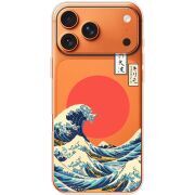 Прозорий чохол BoxFace Apple iPhone 17 Pro Max Большая волна в Канагаве